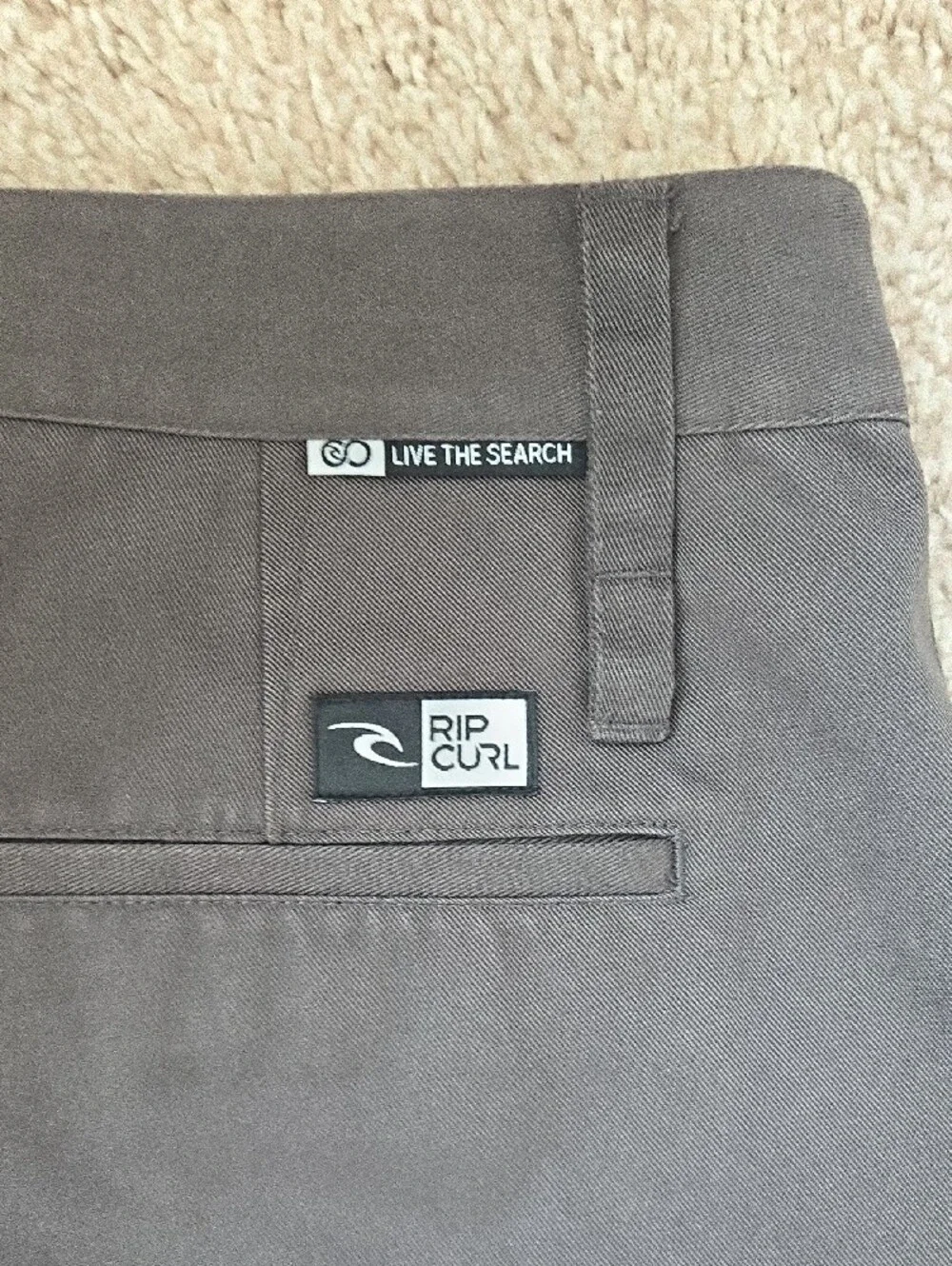 Rip Curl Men's Brown Flat Front Shorts